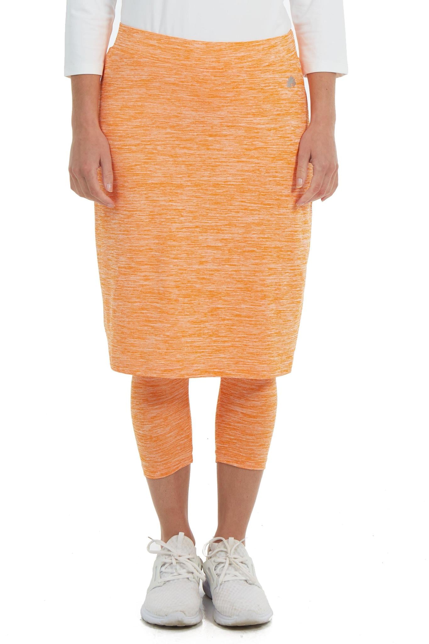 SpaceDye Snoga Athletic Skirt in Orange Slush – Jupe De Abby