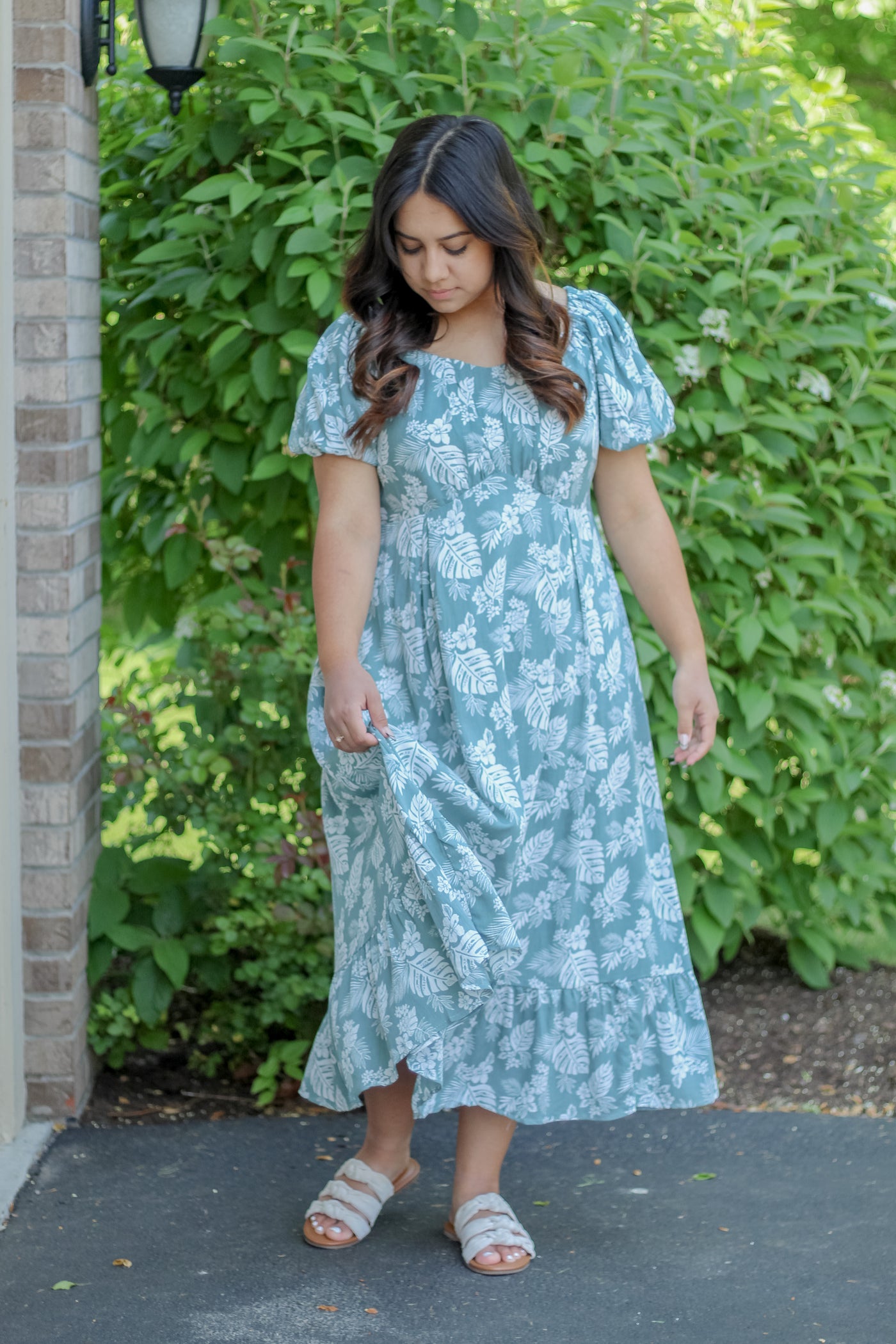 The Lettie in Tropical Green