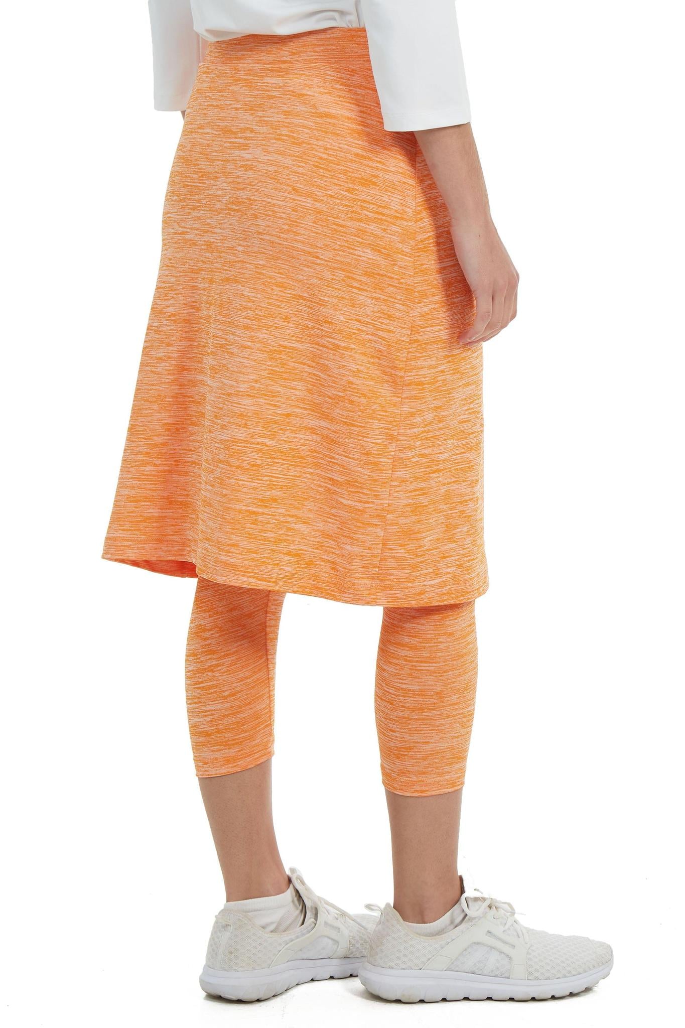 SpaceDye Snoga Athletic Skirt in Orange Slush