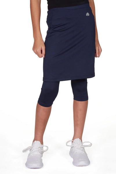 GIRLS Fit Snoga Athletic Skirt in Navy (Petite)