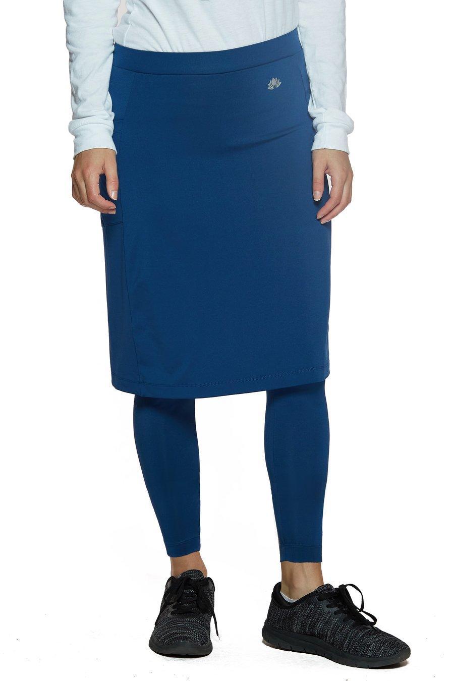 Ankle Fit Snoga Athletic Skirt in Navy