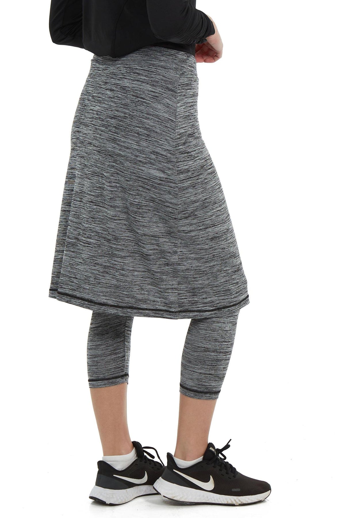 SpaceDye Snoga Athletic Skirt in Grey – Jupe De Abby