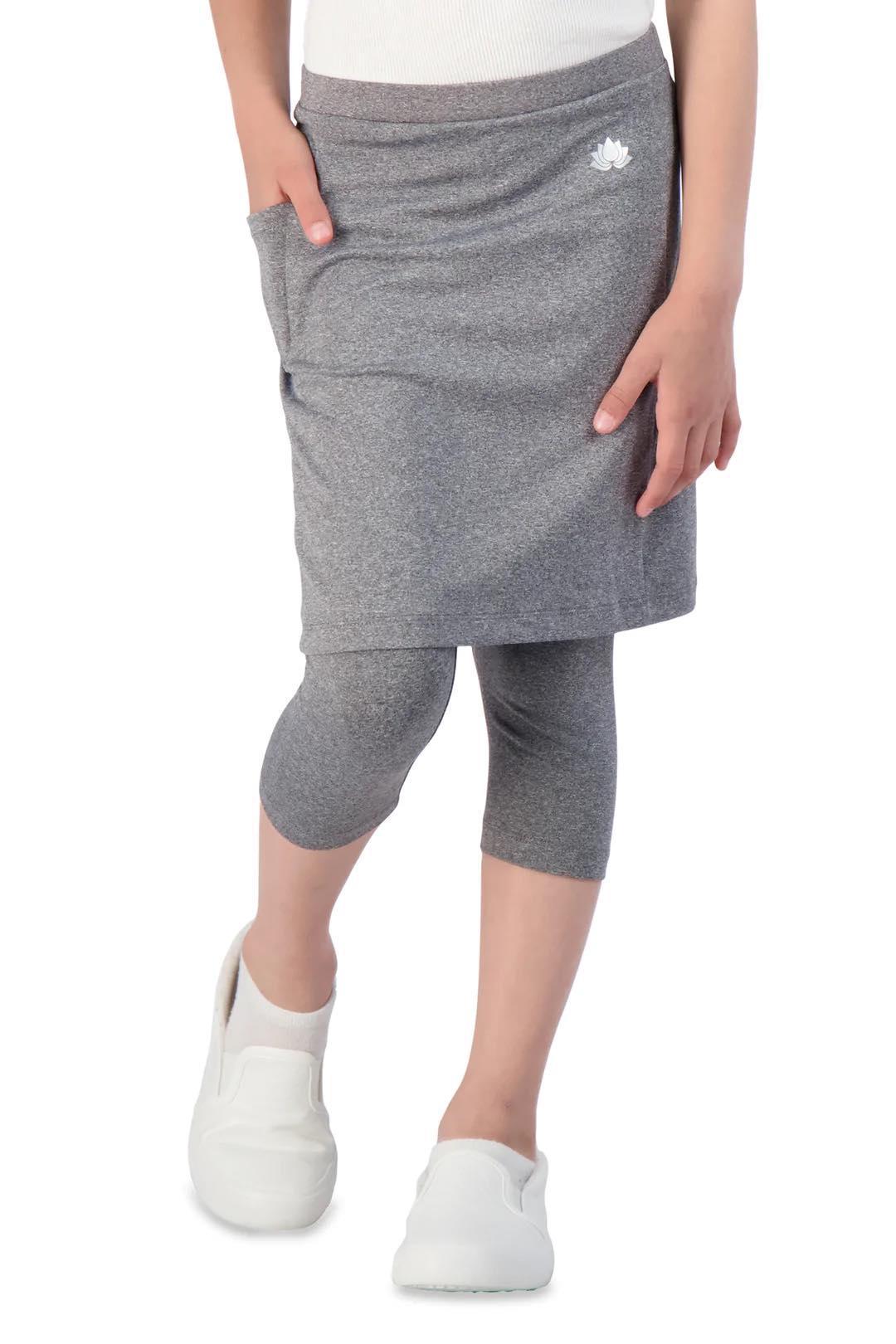 GIRLS Fit Snoga Athletic Skirt in Gray (Petite)