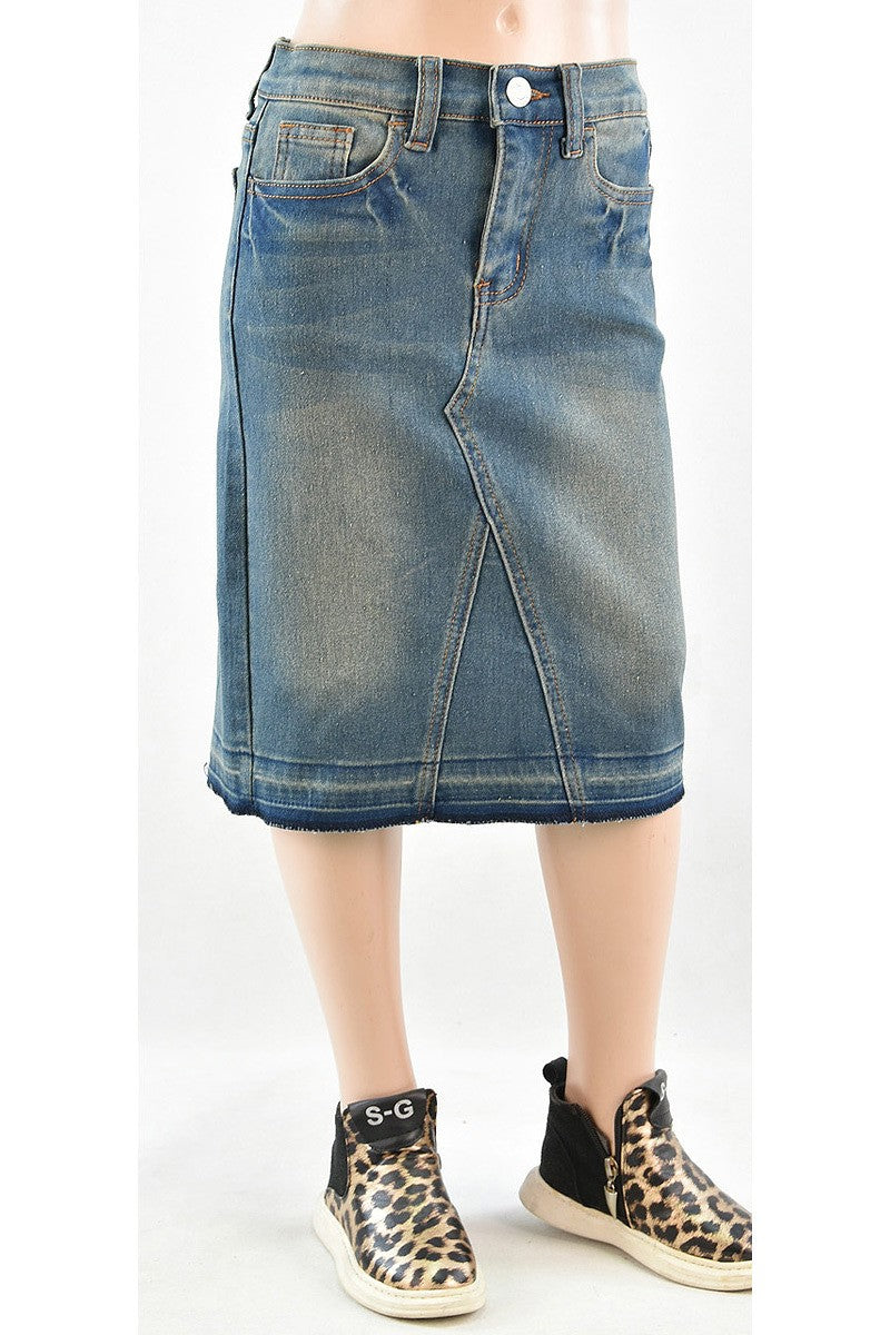 GIRLS Megan Denim Skirt (Vintage)